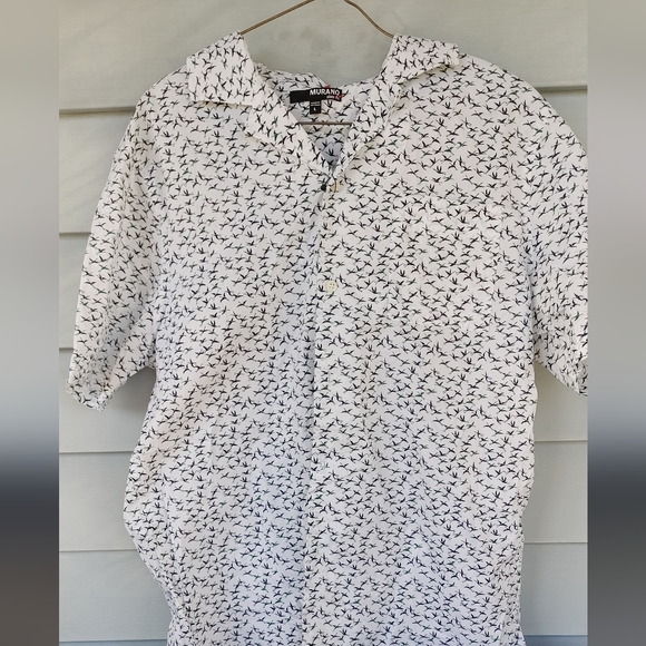 Murano slim fit short sleeve shirt size large new with tag - Picture 1 of 5